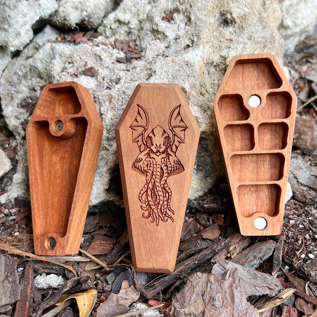 Cthulhu - Mini Dice Crypt-Cryptic Creative-Cryptic Creative- dice crypt - mini dice - dice vault - dice box - dice coffin