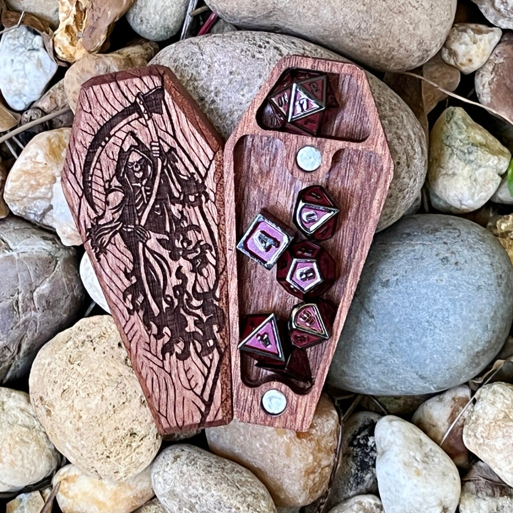 Reaper - Mini Dice Crypt-Cryptic Creative-Cryptic Creative- dice crypt - mini dice - dice vault - dice box - dice coffin