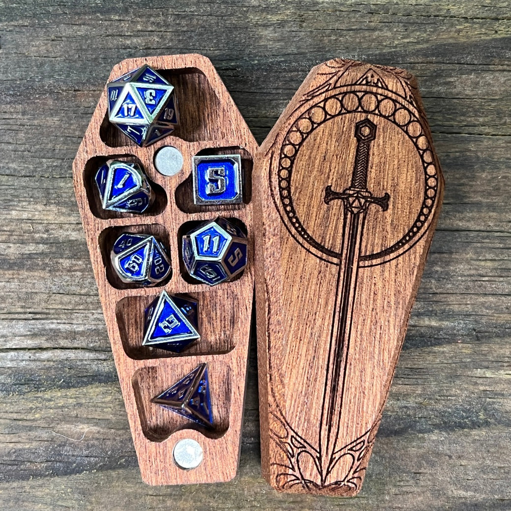 Sword of Destiny - Mini Dice Crypt-Cryptic Creative-Cryptic Creative- dice crypt - mini dice - dice vault - dice box - dice coffin
