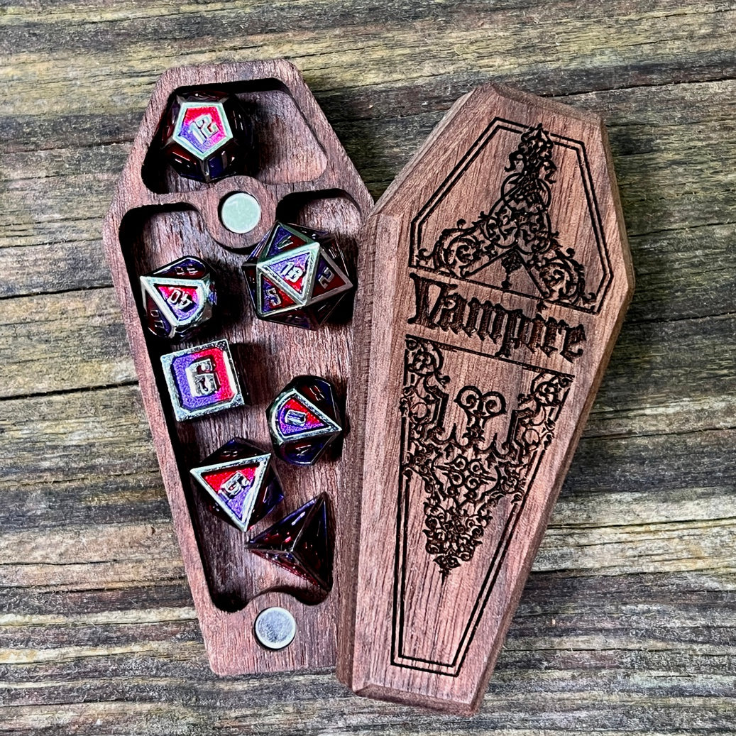 Vampire - Mini Dice Crypt-Cryptic Creative-Cryptic Creative- dice crypt - mini dice - dice vault - dice box - dice coffin