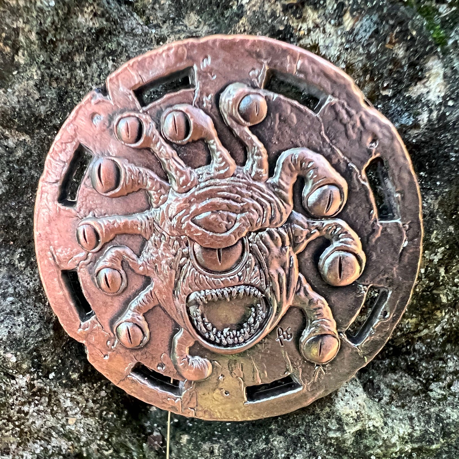 Decision Coin - Eye Tyrant-Cryptic Creative-dice coin-dnd coins-rpg coins-LARP Coins-Cryptic Creative