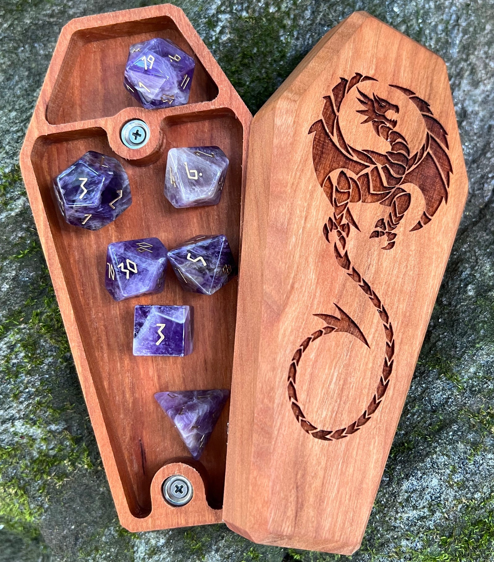 Dragon-Dice Crypt-Cryptic Creative-dice casket-dice vault-dice box-dice tray-Cryptic Creative
