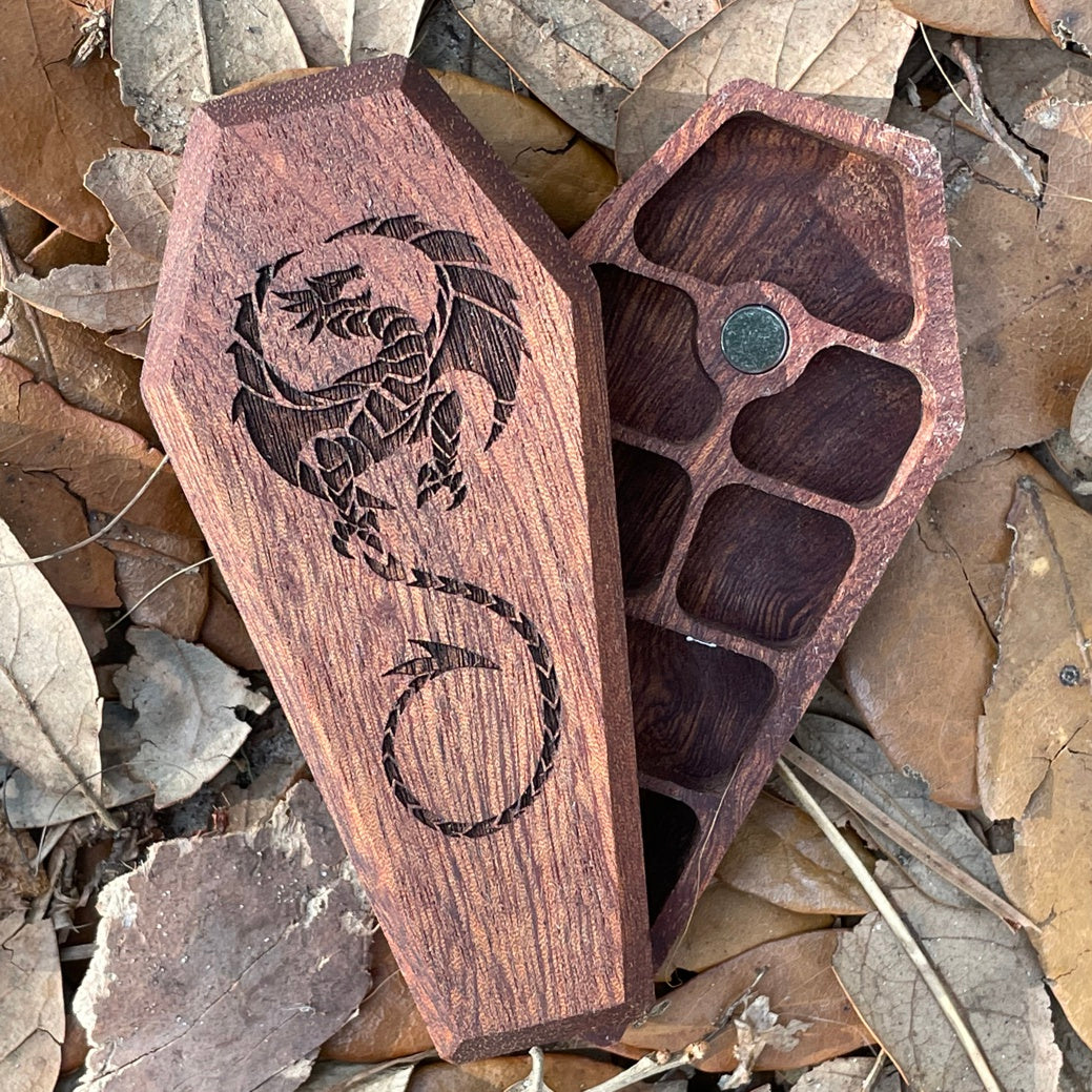 Dragon - Mini Dice Crypt-Cryptic Creative-Cryptic Creative- dice crypt - mini dice - dice vault - dice box - dice coffin