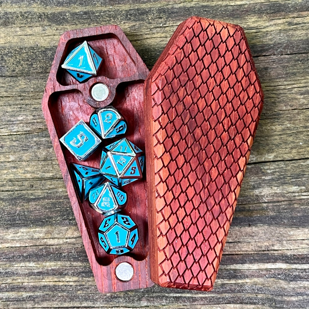 Dragon Scale - Mini Dice Crypt-Cryptic Creative-Cryptic Creative- dice crypt - mini dice - dice vault - dice box - dice coffin