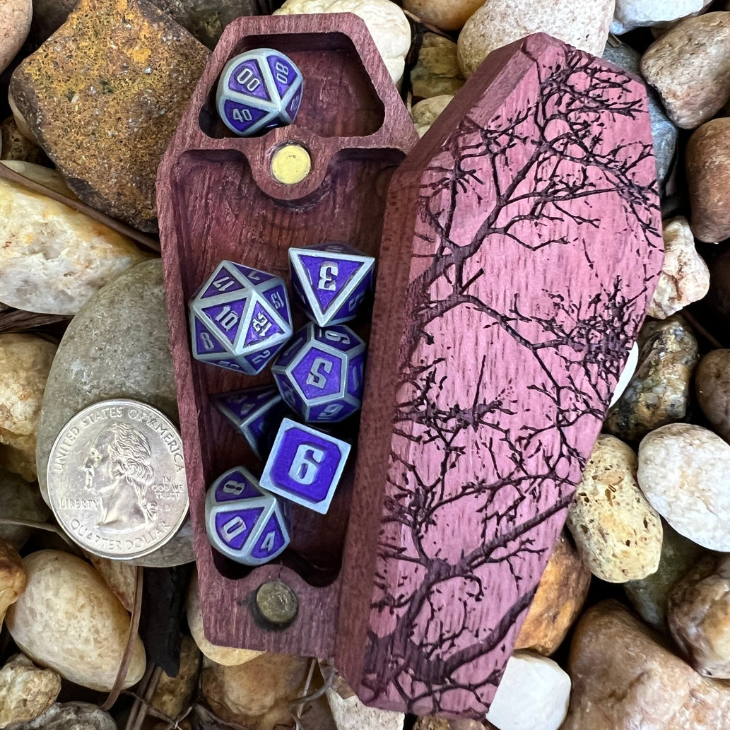 Lonely Tree - Mini Dice Crypt-Cryptic Creative-Cryptic Creative- dice crypt - mini dice - dice vault - dice box - dice coffin