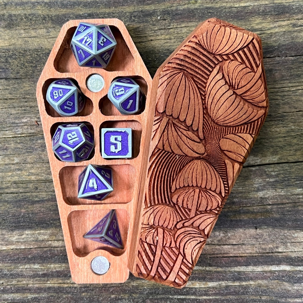 Mushroom - Mini Dice Crypt-Cryptic Creative-Cryptic Creative- dice crypt - mini dice - dice vault - dice box - dice coffin