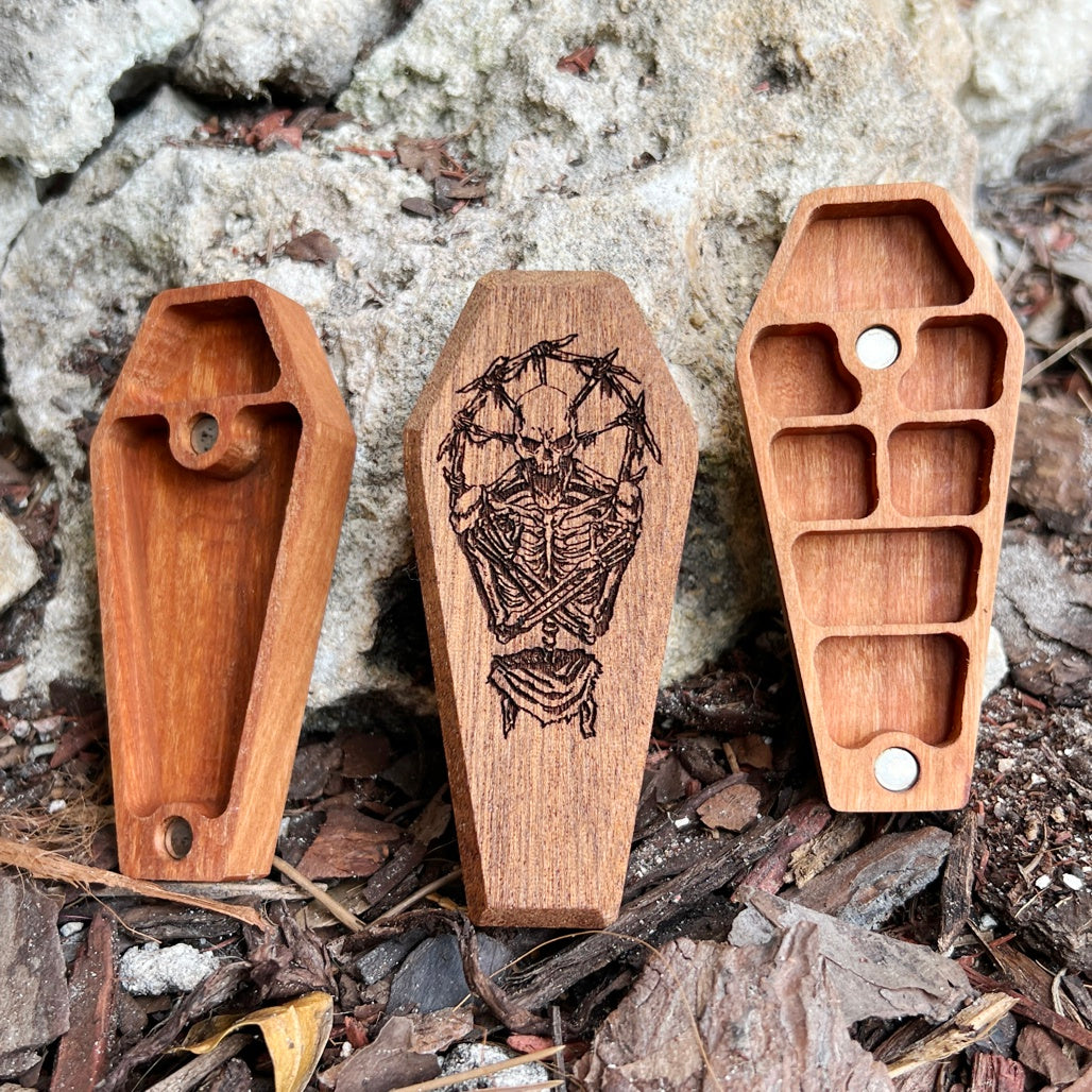 Skeleton - Mini Dice Crypt-Cryptic Creative-Cryptic Creative- dice crypt - mini dice - dice vault - dice box - dice coffin