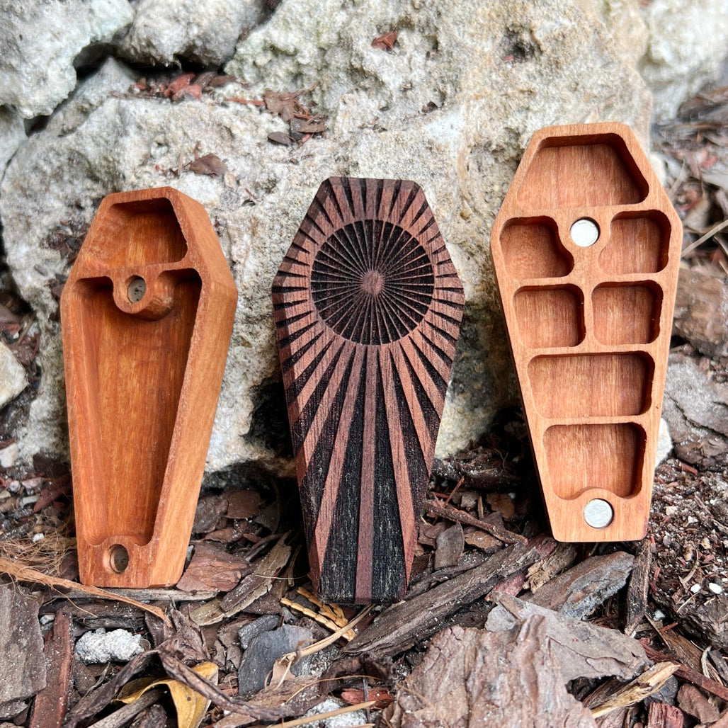 Sunburst - Mini Dice Crypt-Cryptic Creative-Cryptic Creative- dice crypt - mini dice - dice vault - dice box - dice coffin