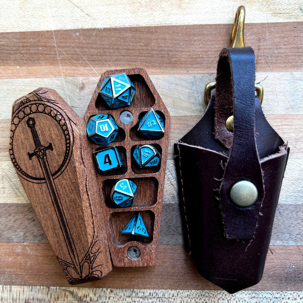 Sword of Destiny - Mini Dice Crypt-Cryptic Creative-Cryptic Creative- dice crypt - mini dice - dice vault - dice box - dice coffin