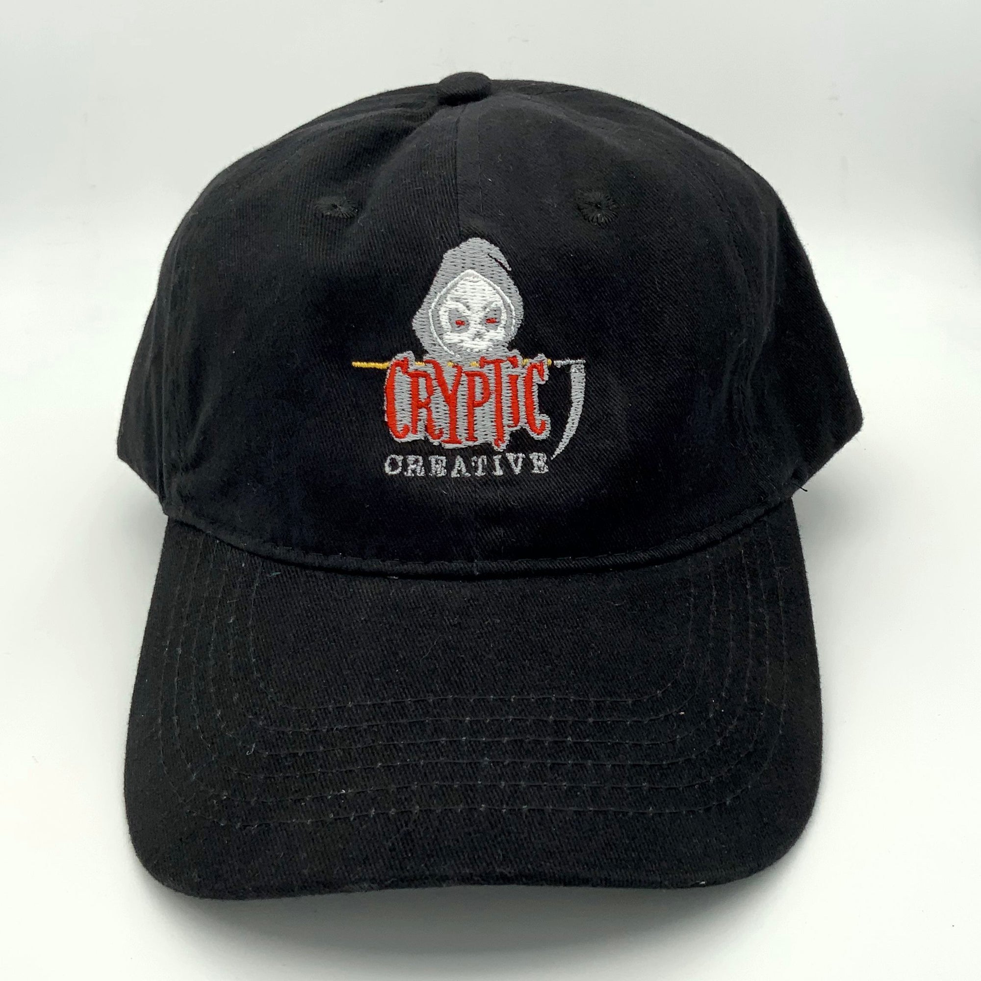 Cryptic Creative Black colored Cap