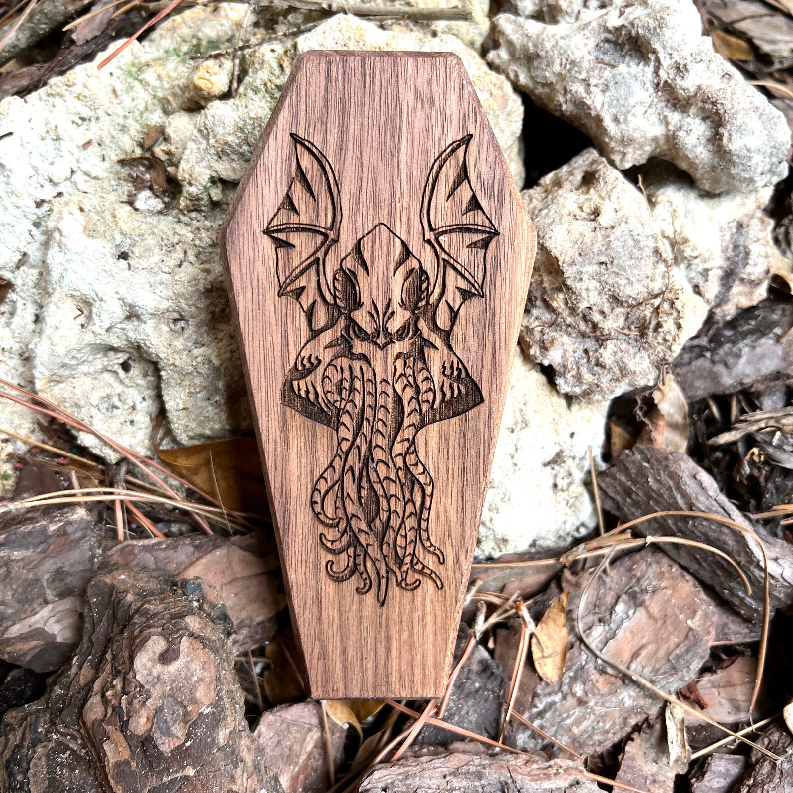 Cthulhu-Dice Crypt-Cryptic Creative-dice casket-dice vault-dice box-dice tray-Cryptic Creative