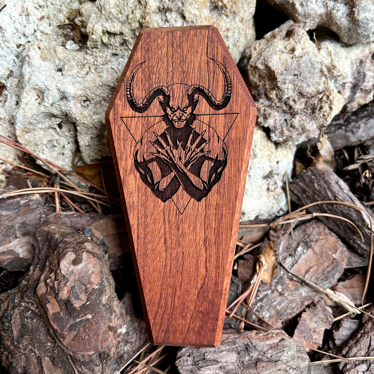 Demon-Dice Crypt-Cryptic Creative-dice casket-dice vault-dice box-dice tray-Cryptic Creative