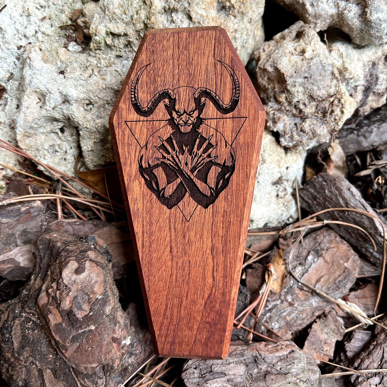 Demon-Dice Crypt-Cryptic Creative-dice casket-dice vault-dice box-dice tray-Cryptic Creative