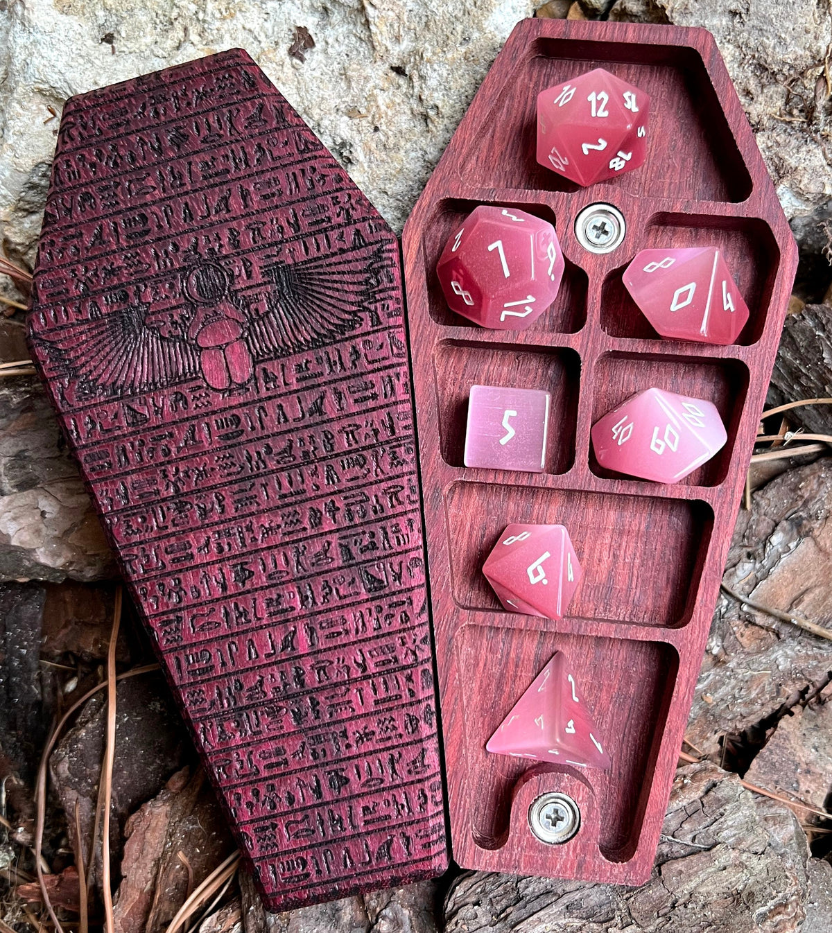 Owl Adventure-Dice Crypt-Cryptic Creative-dice casket-dice vault-dice box-dice tray-Cryptic Creative