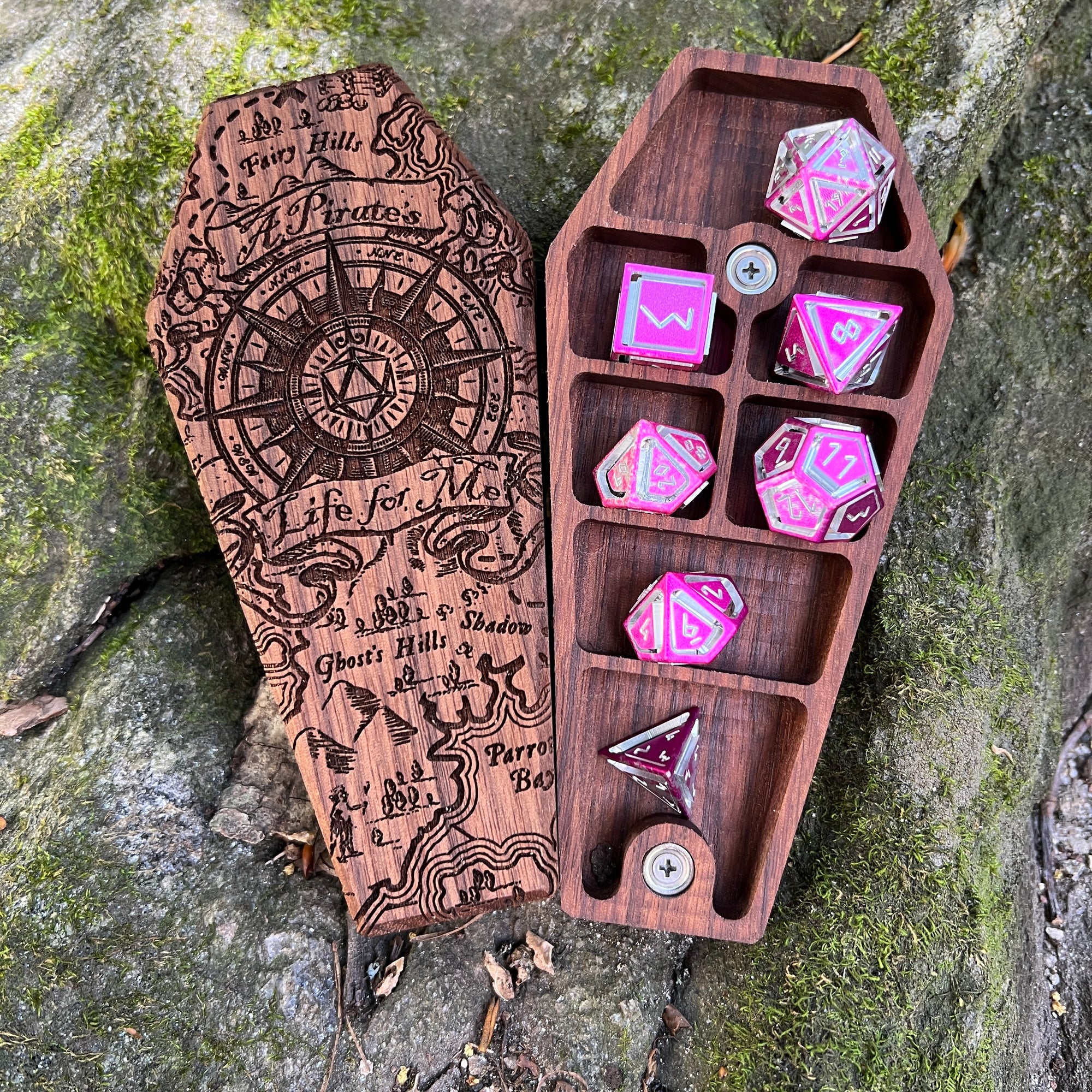 A Pirates Life-Dice Crypt-Cryptic Creative-dice casket-dice vault-dice box-dice tray-Cryptic Creative