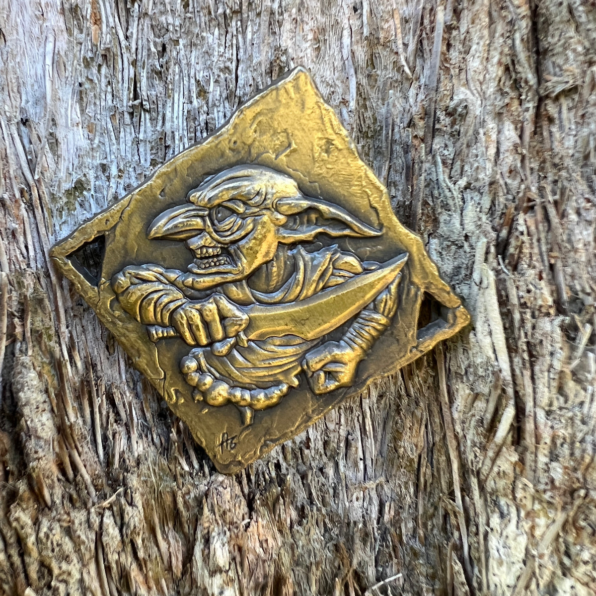 Decision Coin - Goblin-Cryptic Creative-dice coin-dnd coins-rpg coins-LARP Coins-Cryptic Creative