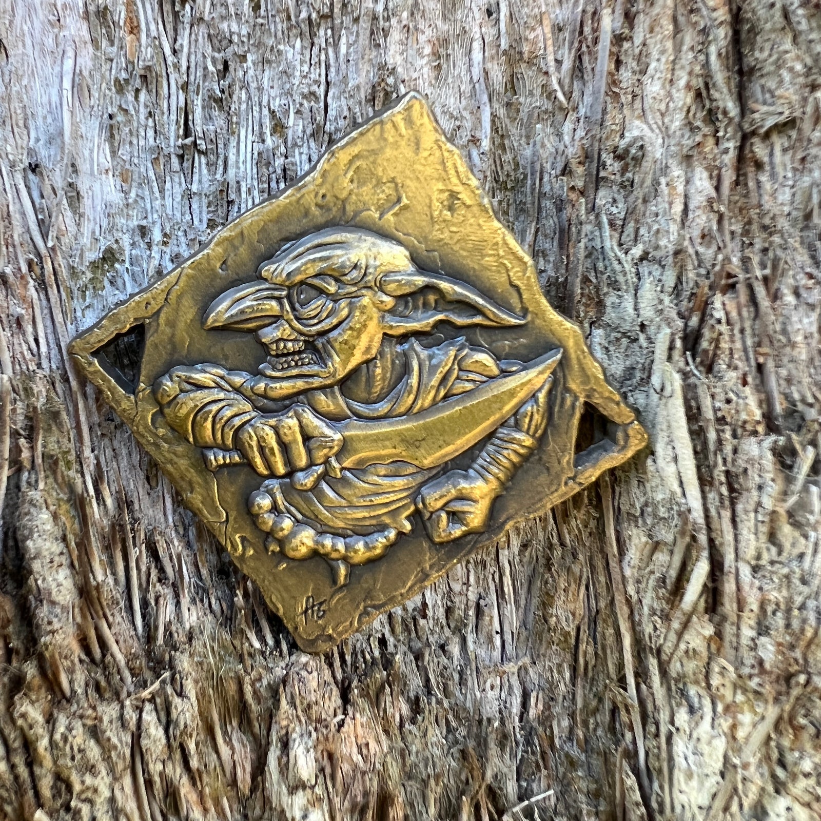 Decision Coin - Goblin-Cryptic Creative-dice coin-dnd coins-rpg coins-LARP Coins-Cryptic Creative