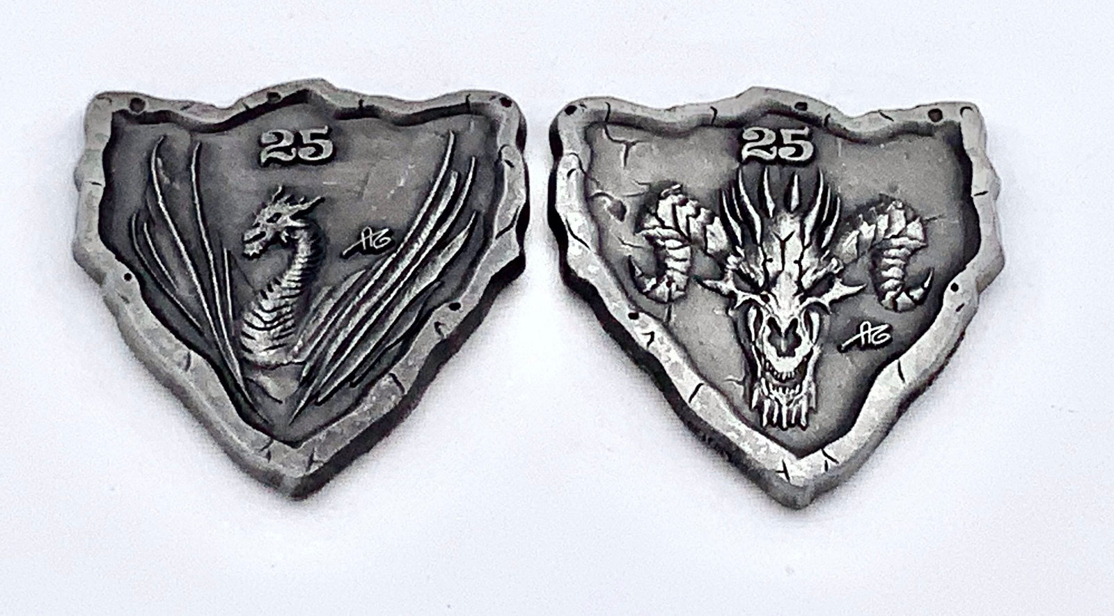 More D&D Monster Coins - (Set of 10 Metal Plated Novelty)-Tokens-Cryptic Creative-dice coin-dnd coins-rpg coins-LARP Coins-Cryptic Creative