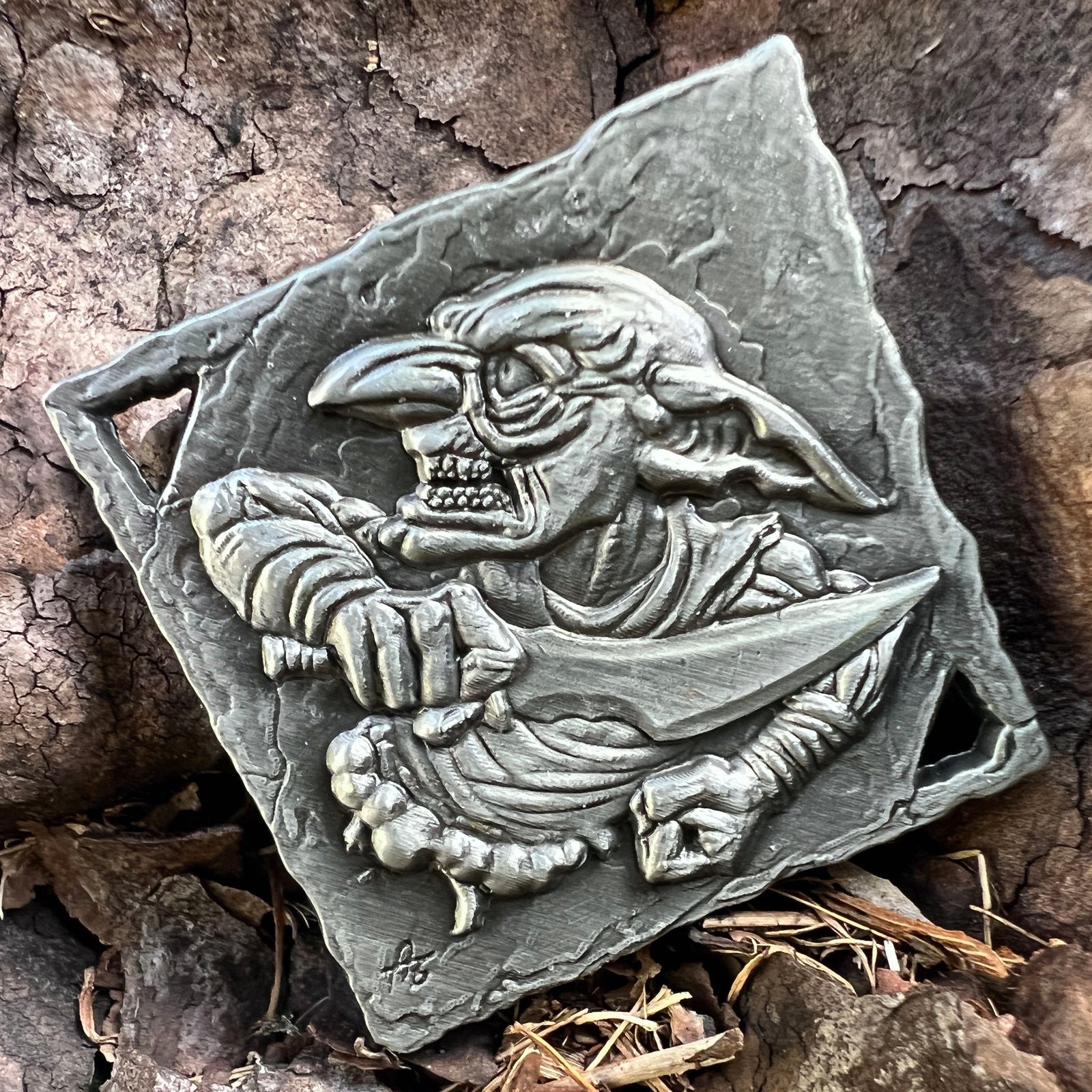 Decision Coin - Goblin-Cryptic Creative-dice coin-dnd coins-rpg coins-LARP Coins-Cryptic Creative